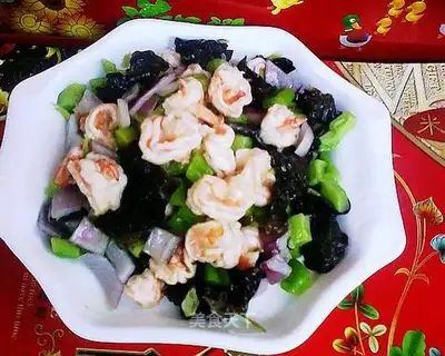 Colorful shrimp balls