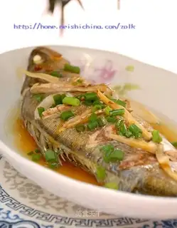 steamed bass