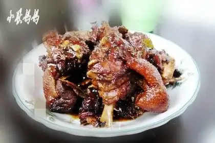 Braised goose meat
