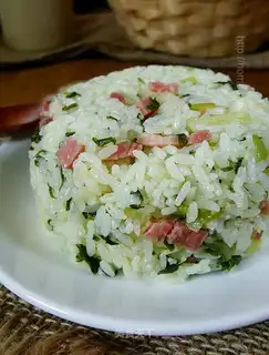 bacon vegetable rice