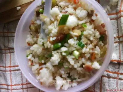 Vegetable and fruit rice