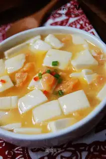 Egg yolk tofu