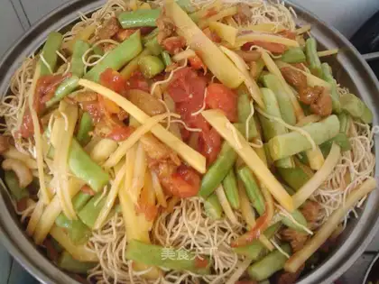 Henan braised noodles