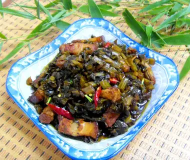 Roasted pork with pickled vegetables