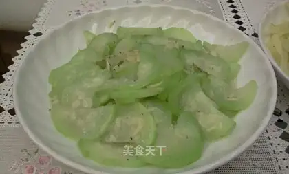 stir-fried gourd with dried shrimp