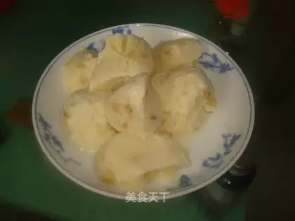Banana milk ice cream