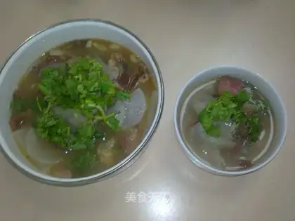 Offal of sheep soup