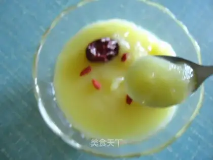 Rock sugar corn soup