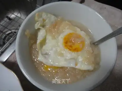 Yin rice and egg porridge