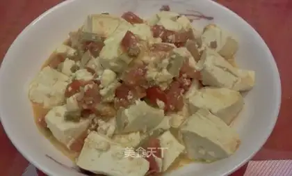 Tomato tofu soup