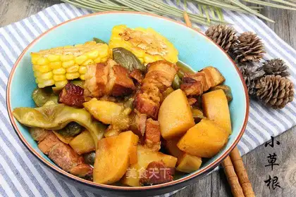 Red roast vegetable pot roast