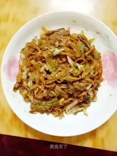 The meatloaf and cabbage