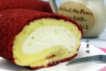 Red velvet double cake rolls