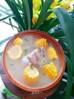 Corn bone soup