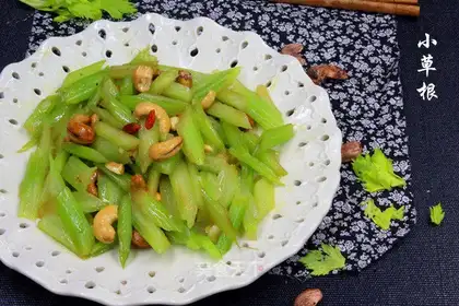 The celery makes nuts