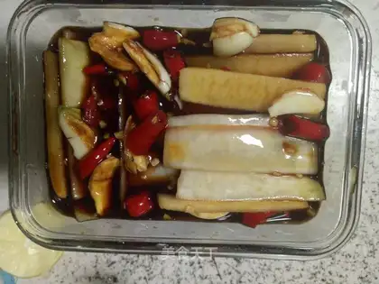 Soy sauce radish