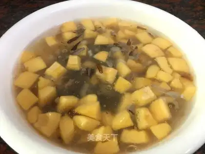 Peach and glue