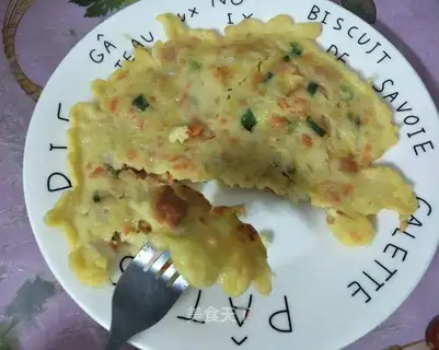 Celery ham eggcake