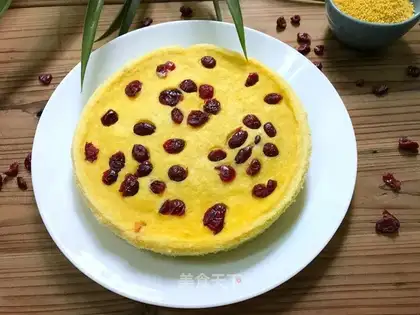 Cranberry rice cake