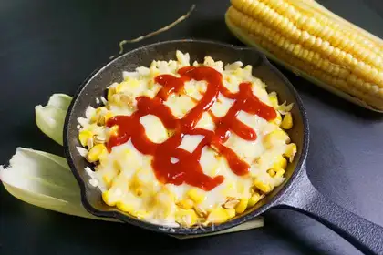 Milky cheese corn