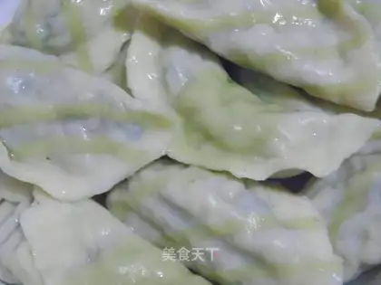 Green dumplings