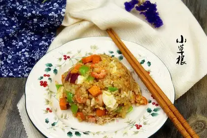 Special seafood fried rice