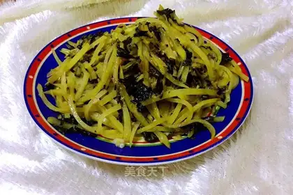 Plum-dry potatoes