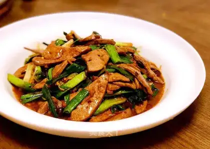 Garlic fried liver