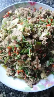 Three peppers of meat