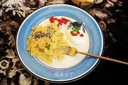 Yogurt black sesame powder