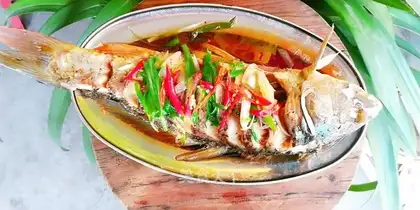 Steaming carp