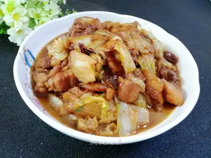 Red roast cabbage