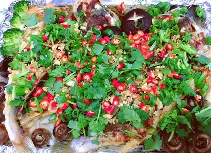 Baked fish