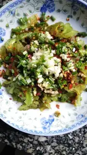 A cold, bitter melon