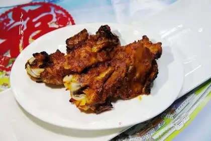Spicy fried chicken legs