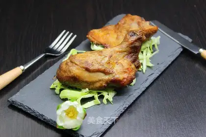 Roasted chicken legs
