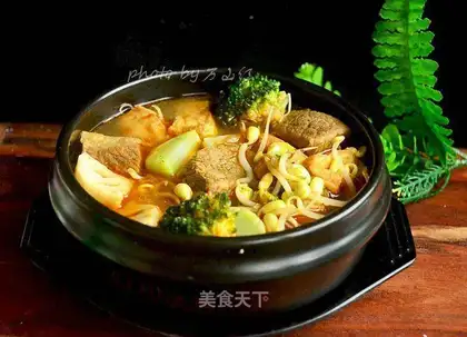 A spicy beef pot