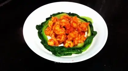 Flowers with rich shrimp
