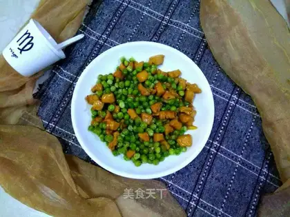 Peas fried chicken