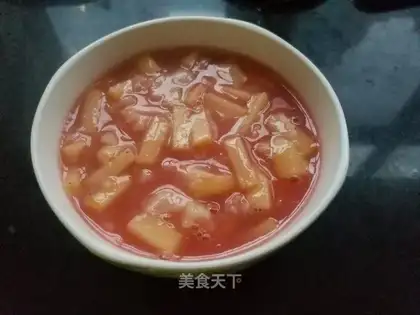 The apple soup