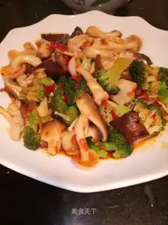 Fried mushrooms