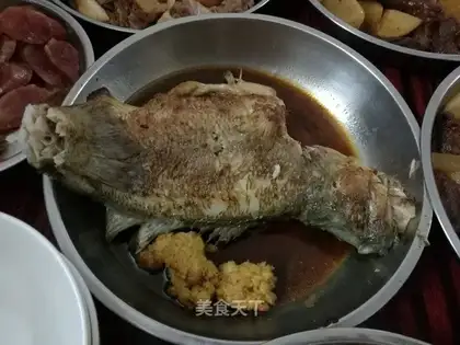 Fried bass