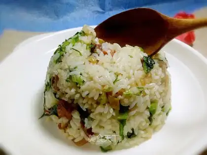Onion fried rice
