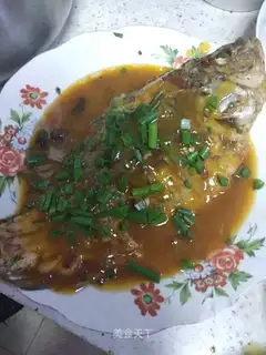A red-burned tilapia