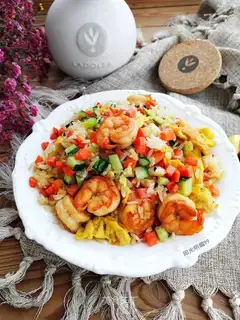 Five-shrimp rice