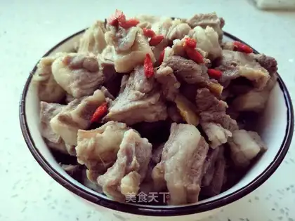 When you're in the party and you're making ginger lamb