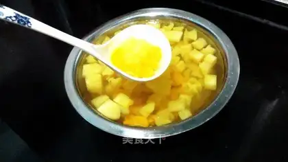 Pineapple orange sweet juice
