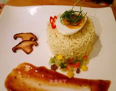 Dry bubble noodles