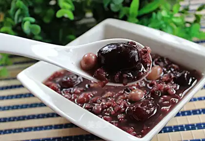 "Red-tree peanut, black rice."