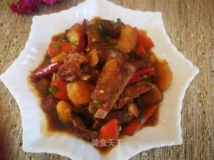 Red lamb chops